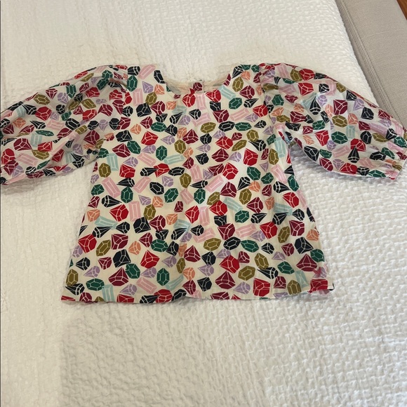 Pink Chicken gemstone top & velour skirt, 5 - Picture 2 of 5